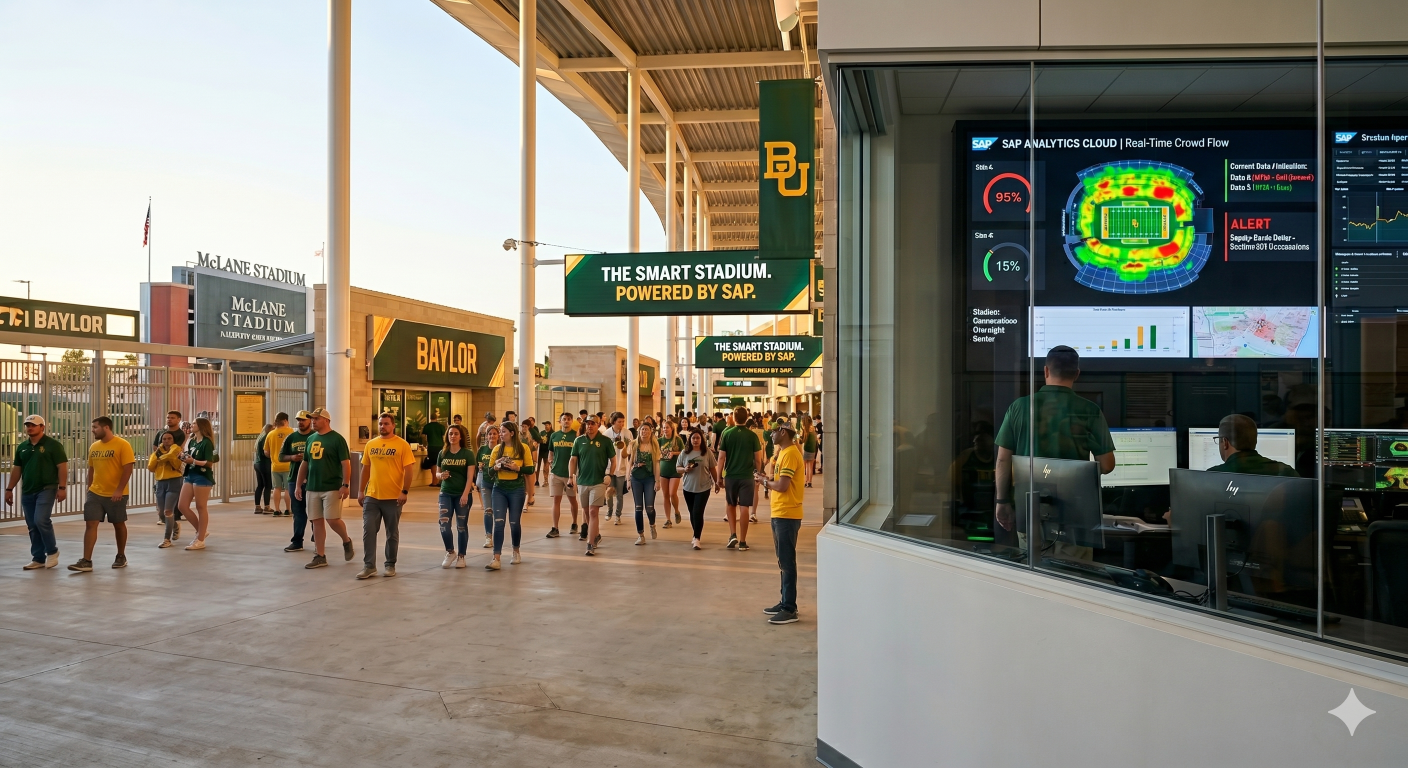 SAP stadium operations dashboard