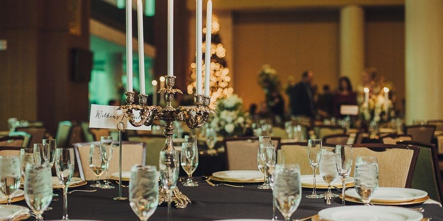 Executive dinner table at the Baylor Club